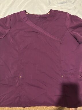 Women's Purple Scrub Top
